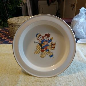 Vintage Raggedy Ann And Andy Plate